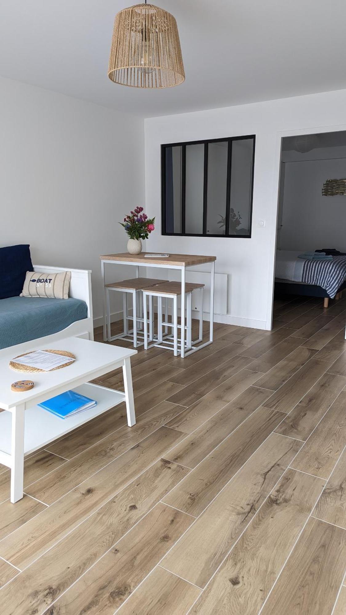 L'Echappee Bleue, Vue Mer Apartment Binic Exterior photo